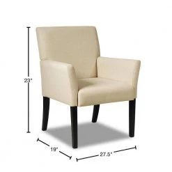 Beige Linen Accent Chair Upholstered Chair by Boyel Living 12 Beige Linen Accent Chair Upholstered Chair by Boyel Living -MODWAY store beige boyel living accent chairs wf hw65741be 40 1000