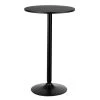 Black 24 in. Round Bistro Bar Table with Wood Top by Boyel Living 2 Black 24 in. Round Bistro Bar Table with Wood Top by Boyel Living -MODWAY store black boyel living bar tables hysn 66291 64 1000