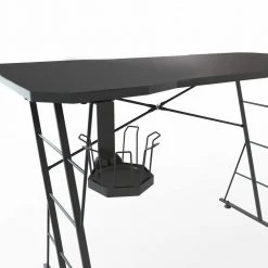 47in. Rectangular Matte Black Computer Gaming Desk with 1-Cup Holde by Boyel Living 16 47in. Rectangular Matte Black Computer Gaming Desk with 1-Cup Holde by Boyel Living -MODWAY store black boyel living computer desks tk w44116795 1f 1000