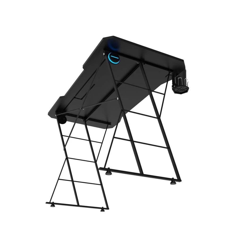 47in. Rectangular Matte Black Computer Gaming Desk with 1-Cup Holde by Boyel Living 9 47in. Rectangular Matte Black Computer Gaming Desk with 1-Cup Holde by Boyel Living - Image 7