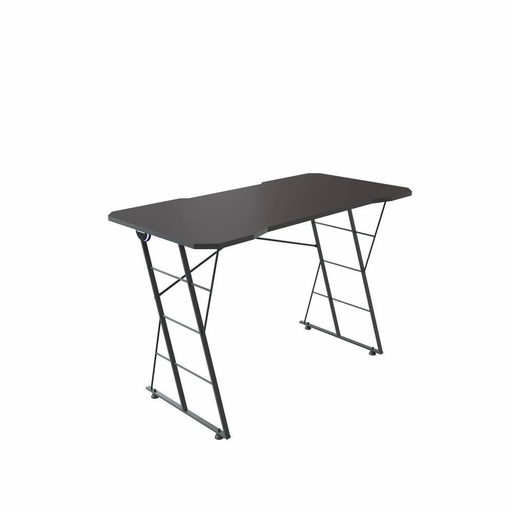 47in. Rectangular Matte Black Computer Gaming Desk with 1-Cup Holde by Boyel Living 6 47in. Rectangular Matte Black Computer Gaming Desk with 1-Cup Holde by Boyel Living - Image 4