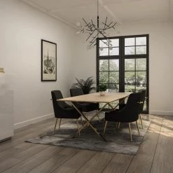 Black Electroplated Velvet Dining Arm Chair (Set of 2) by Boyel Living 11 Black Electroplated Velvet Dining Arm Chair (Set of 2) by Boyel Living -MODWAY store black boyel living dining chairs hfsn 700black 40 1000