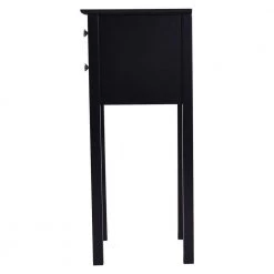 16 in. Black Vintage Side End Table with 2 Drawers by Boyel Living -MODWAY store black boyel living end side tables hysn 56184bk c3 1000