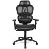 Black Ergonomic Design Mesh Office Chair Recliner Adjustable Headrest by Boyel Living 2 Black Ergonomic Design Mesh Office Chair Recliner Adjustable Headrest by Boyel Living -MODWAY store black boyel living ergonomic chairs hysn 63657 64 1000