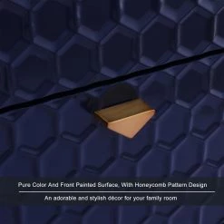 Iron Tube Adjustable Feet Blue Storage Cabinet with 2-Drawer Chest by Boyel Living -MODWAY store blue boyel living accent cabinets bl jh 013 bl 4f 1000