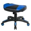 Blue Swivel Adjustable Faux Leather Padded Office Stool Gaming Chair by Boyel Living -MODWAY store blue boyel living office stools hysn 64010bl 64 1000