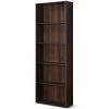 67 in. Brown 5-Shelf Standard Bookcase with Adjustable Shelves by Boyel Living 2 67 in. Brown 5-Shelf Standard Bookcase with Adjustable Shelves by Boyel Living -MODWAY store brown boyel living bookcases bookshelves hysn 60186cf 64 1000