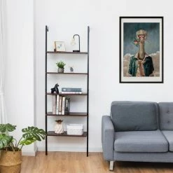 72 in. H Brown Particle Board 5-Shelf Ladder Bookcase by Boyel Living 13 72 in. H Brown Particle Board 5-Shelf Ladder Bookcase by Boyel Living -MODWAY store brown boyel living bookcases bookshelves hysn 61925cf 31 1000