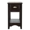 22 in. Brown Chair Side End Table with Drawer Nightstand by Boyel Living 1 22 in. Brown Chair Side End Table with Drawer Nightstand by Boyel Living -MODWAY store brown boyel living end side tables hysn 61983cf 64 1000