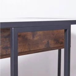 55 in. Rectangle Brown Wood 2-Drawer Executive Desk with Storage by Boyel Living -MODWAY store brown boyel living executive desks wf j cd 057 44 1000