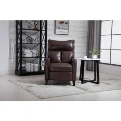 Brown Microfiber Manual Glider Club Recliner by Boyel Living -MODWAY store brown boyel living recliners ez 29885bl 31 1000