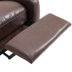 Brown Microfiber Manual Glider Club Recliner by Boyel Living -MODWAY store brown boyel living recliners ez 29885bl 44 1000