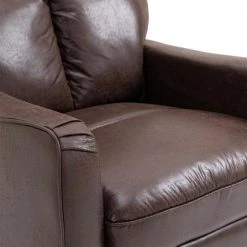 Brown Microfiber Manual Glider Club Recliner by Boyel Living -MODWAY store brown boyel living recliners ez 29885bl c3 1000