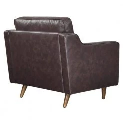 Impart Genuine Brown Leather Armchair by MODWAY -MODWAY store brown modway accent chairs eei 5555 brn 66 1000