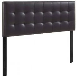Lily Brown Queen Upholstered Vinyl Headboard by MODWAY 10 Lily Brown Queen Upholstered Vinyl Headboard by MODWAY -MODWAY store brown modway headboards mod 5130 brn 4f 1000