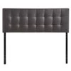 Lily Brown Queen Upholstered Vinyl Headboard by MODWAY -MODWAY store brown modway headboards mod 5130 brn 64 1000