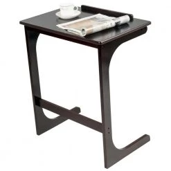 23.5 in. Brown Adjustable C-Shape Side End Table with Tilting Top by Boyel Living -MODWAY store brwon boyel living c tables hysn 63922bn 4f 1000