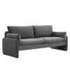 Indicate 80.5 in. Charcoal Performance Velvet Sofa by MODWAY