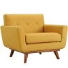 Engage Upholstered Armchair in Citrus by MODWAY 2 Engage Upholstered Armchair in Citrus by MODWAY -MODWAY store citrus modway accent chairs eei 1178 cit 64 1000