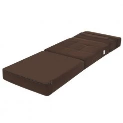 Coffee Flocked Cloth Tri-Fold Folding Chair Convertible Sleeper/Longer Bed Chair by Boyel Living 16 Coffee Flocked Cloth Tri-Fold Folding Chair Convertible Sleeper/Longer Bed Chair by Boyel Living -MODWAY store coffee boyel living bean bag chairs hysn 58039cf 44 1000