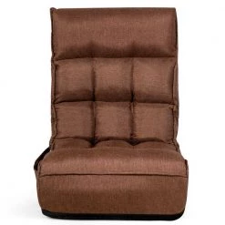 Coffee 4-Position Adjustable Backrest & Head Floor Chair Folding Lazy Sofa by Boyel Living -MODWAY store coffee boyel living bean bag chairs hysn 66375cf 76 1000