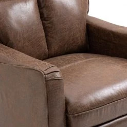 35.5 in. W Faux Leather Manual Standard Glider Recliner Coffee by Boyel Living -MODWAY store coffee boyel living recliners wfsq 20sp10 44 1000
