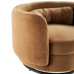 Relish Cognac Performance Velvet Performance Velvet Swivel Chair by MODWAY 12 Relish Cognac Performance Velvet Performance Velvet Swivel Chair by MODWAY -MODWAY store cognac modway accent chairs eei 5001 blk cog 4f 1000