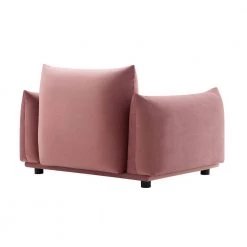 Copious Dusty Rose Performance Velvet Armchair by MODWAY -MODWAY store dusty rose modway accent chairs eei 5472 dus 1f 1000