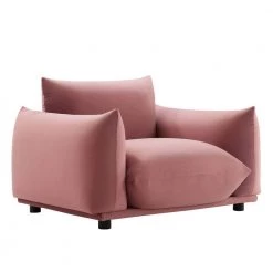 Copious Dusty Rose Performance Velvet Armchair by MODWAY