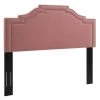 Lucia Dusty Rose Red King/California King Performance Velvet Headboard by MODWAY 2 Lucia Dusty Rose Red King/California King Performance Velvet Headboard by MODWAY -MODWAY store dusty rose modway headboards mod 6313 dus 64 1000
