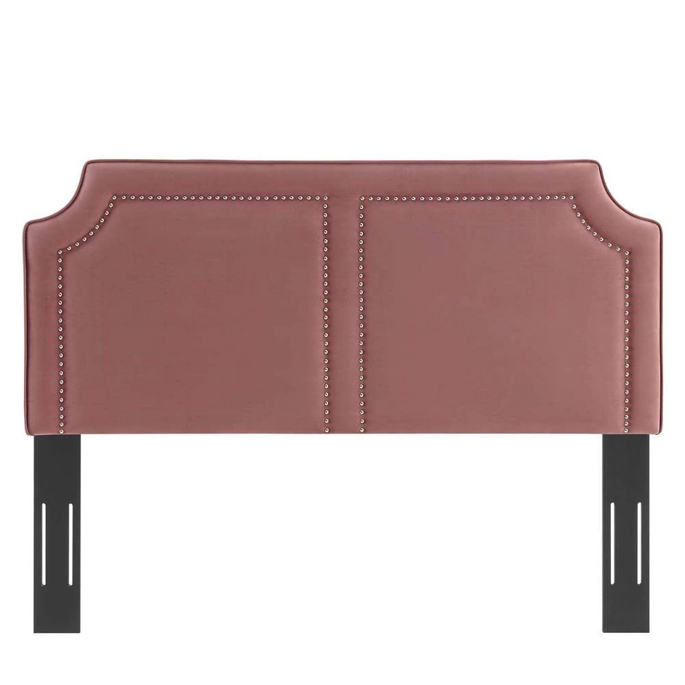 Cynthia Performance 39in Velvet Twin Headboard in Dusty Rose by MODWAY 6 Cynthia Performance 39in Velvet Twin Headboard in Dusty Rose by MODWAY - Image 4