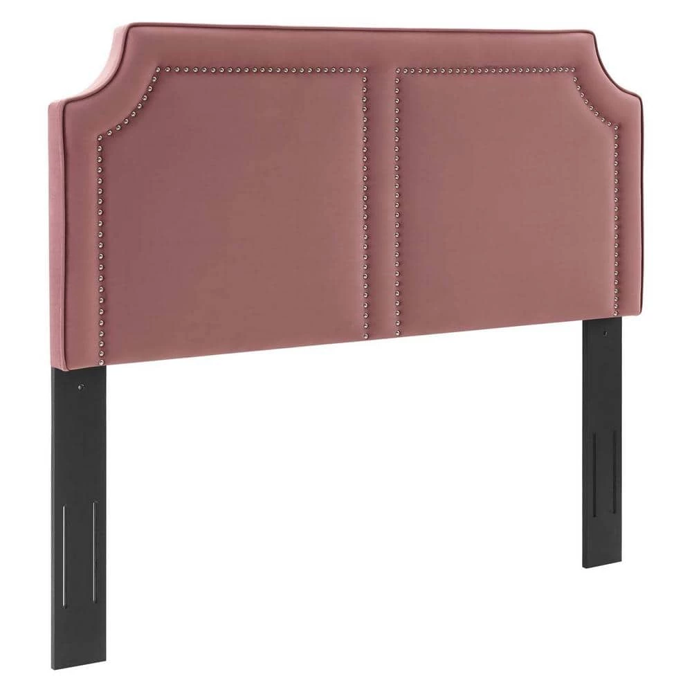 Cynthia Performance 39in Velvet Twin Headboard in Dusty Rose by MODWAY 3 Cynthia Performance 39in Velvet Twin Headboard in Dusty Rose by MODWAY