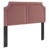 Cynthia Performance 61.5in Velvet Full/Queen Headboard in Dusty Rose by MODWAY -MODWAY store dusty rose modway headboards mod 6566 dus 64 1000