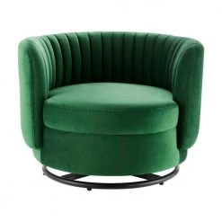 Embrace Emerald Tufted Performance Velvet Swivel Chair by MODWAY 11 Embrace Emerald Tufted Performance Velvet Swivel Chair by MODWAY -MODWAY store emerald modway accent chairs eei 4998 blk eme 1f 1000