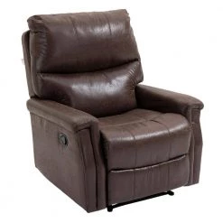 Faux Leather Club Manual Glider Recliner Expresso by Boyel Living 13 Faux Leather Club Manual Glider Recliner Expresso by Boyel Living -MODWAY store expresso boyel living recliners wfsq 15sp14 1f 1000