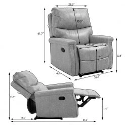 Faux Leather Club Manual Glider Recliner Expresso by Boyel Living 11 Faux Leather Club Manual Glider Recliner Expresso by Boyel Living -MODWAY store expresso boyel living recliners wfsq 15sp14 c3 1000