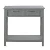 2-Drawers Gray Entryway Accent Storage Cabinet by Boyel Living 2 2-Drawers Gray Entryway Accent Storage Cabinet by Boyel Living -MODWAY store gray boyel living accent cabinets hysn 65113gr 64 1000