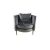 32 in. Accent Popular Grey Velvet Armchair with Pillow by Boyel Living -MODWAY store gray boyel living accent chairs ed upsf20001002 64 1000