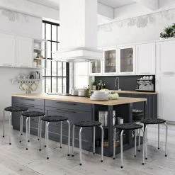 17.5 in. 6-Piece Gray Portable Plastic Stack Stools by Boyel Living 11 17.5 in. 6-Piece Gray Portable Plastic Stack Stools by Boyel Living -MODWAY store gray boyel living bar stools hysn 64245gr 31 1000