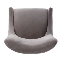 Gray Velvet Upholstered Dining Chair with Electroplated Legs (Set of 2) by Boyel Living -MODWAY store gray boyel living dining chairs wf hfsn 128gy 76 1000