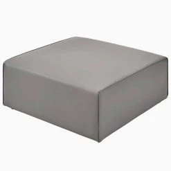 Mingle 37 in. Gray Faux Leather Ottoman by MODWAY 14 Mingle 37 in. Gray Faux Leather Ottoman by MODWAY -MODWAY store gray modway ottomans eei 4624 gry 4f 1000