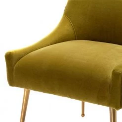 Green Velvet Upholstered Dining Chair with Electroplated Legs (Set of 2) by Boyel Living 16 Green Velvet Upholstered Dining Chair with Electroplated Legs (Set of 2) by Boyel Living -MODWAY store green boyel living dining chairs wf hfsn 128gr 44 1000