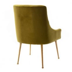 Green Velvet Upholstered Dining Chair with Electroplated Legs (Set of 2) by Boyel Living 14 Green Velvet Upholstered Dining Chair with Electroplated Legs (Set of 2) by Boyel Living -MODWAY store green boyel living dining chairs wf hfsn 128gr 4f 1000