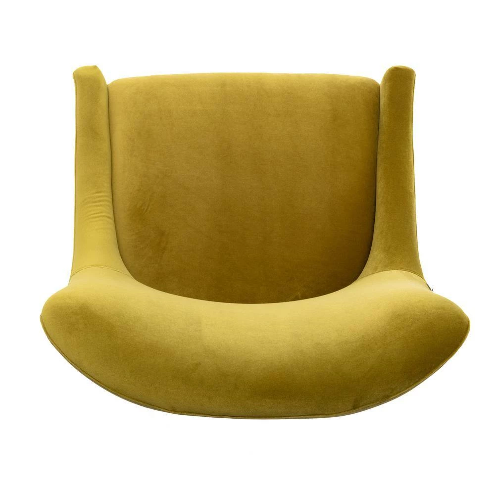 Green Velvet Upholstered Dining Chair with Electroplated Legs (Set of 2) by Boyel Living 10 Green Velvet Upholstered Dining Chair with Electroplated Legs (Set of 2) by Boyel Living - Image 8