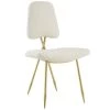 Ponder Upholstered Velvet Dining Side Chair in Ivory by MODWAY -MODWAY store ivory modway accent chairs eei 2811 ivo 64 1000