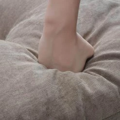 Sofa Bed in Light Brown with 2-Pillows Adjustable Folding Futon Sofa Video Gaming Sofa Lounge Sofa by Boyel Living -MODWAY store light brown boyel living futons of wf015436aap 76 1000