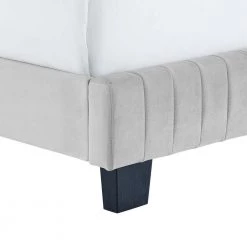 Celine Light Gray Channel Tufted Performance Velvet Twin Bed by MODWAY 14 Celine Light Gray Channel Tufted Performance Velvet Twin Bed by MODWAY -MODWAY store light gray modway panel beds mod 6332 lgr 1f 1000