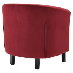 Prospect in Maroon Performance Velvet Armchair by MODWAY -MODWAY store maroon modway accent chairs eei 2613 mar 1f 1000