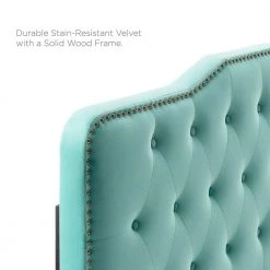 Sophia Mint Tufted Performance Velvet King/California King Headboard by MODWAY -MODWAY store mint modway headboards mod 6411 min 44 1000