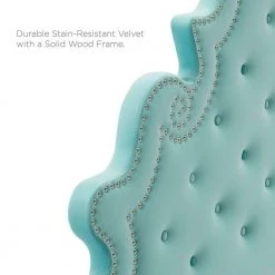 Diana Tufted Performance Velvet Twin. Headboard in Mint by MODWAY 14 Diana Tufted Performance Velvet Twin. Headboard in Mint by MODWAY -MODWAY store mint modway headboards mod 6416 min 44 1000